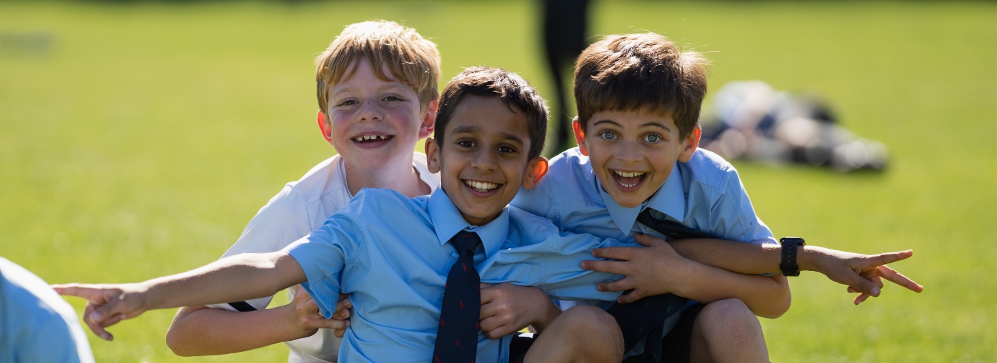 Repton Prep Pupils smiling