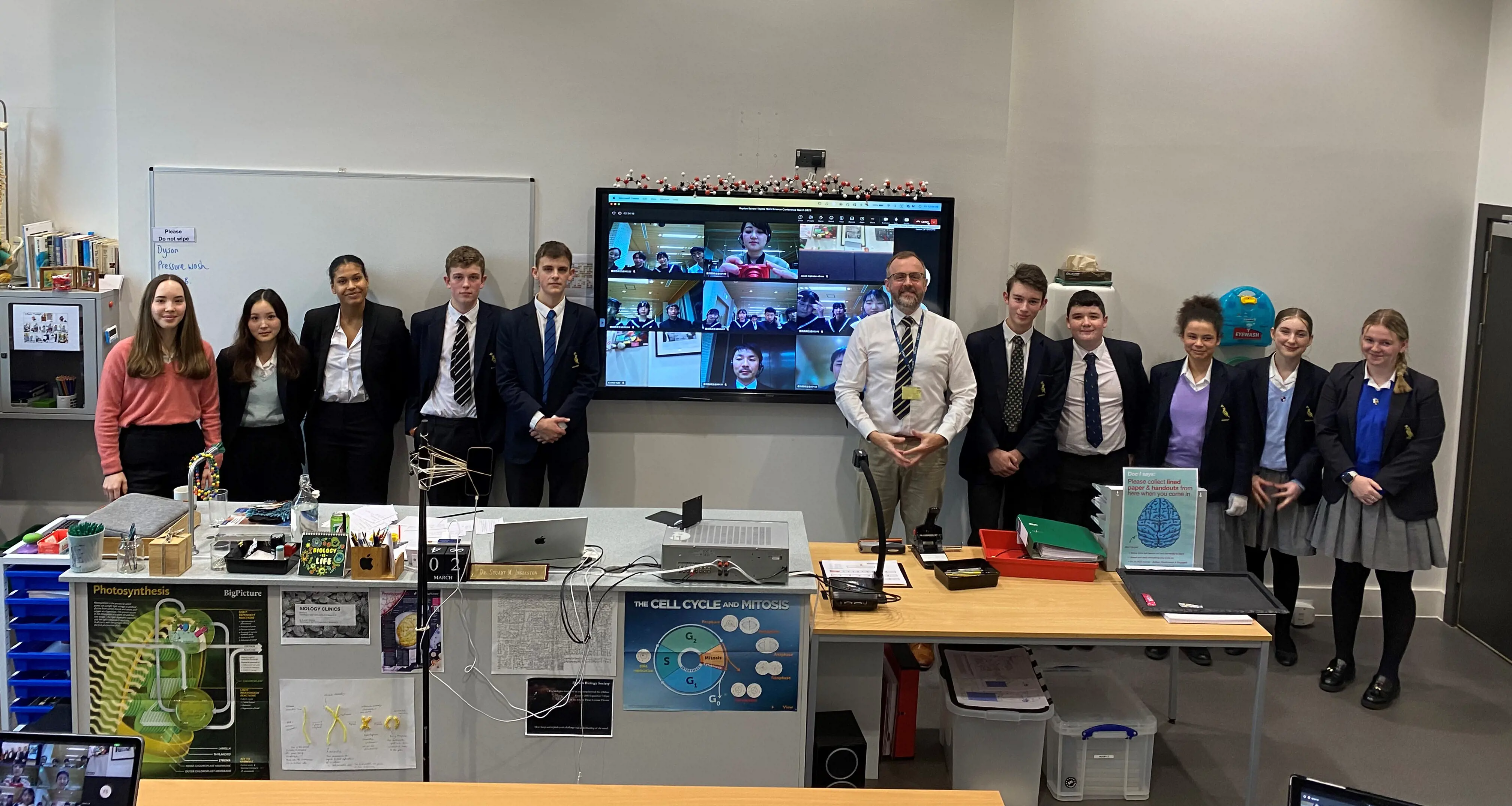 Repton pupils celebrate 8th annual conference with Toyota Nishi School